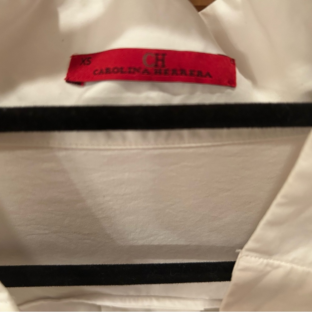 Carolina Herrera White Blouse
